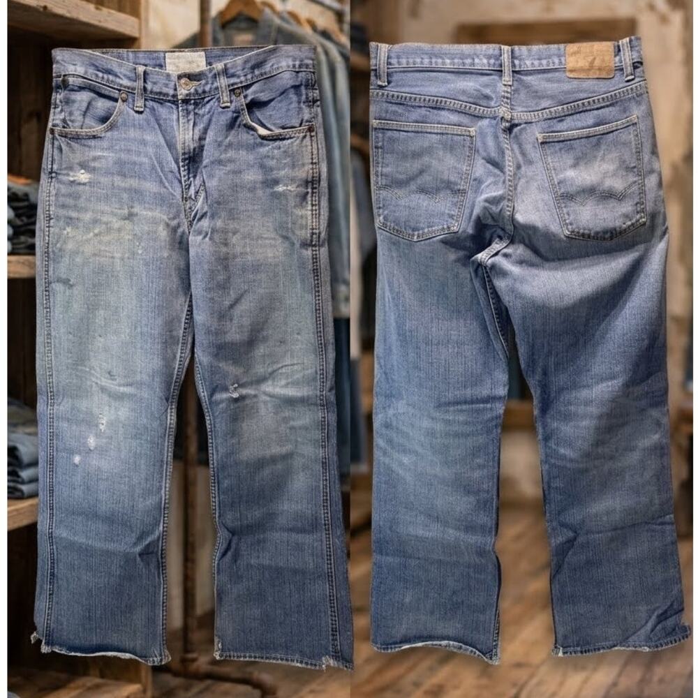 American Eagle Vintage Y2K Low Rise Bootcut Denim Jeans Men's 29x29